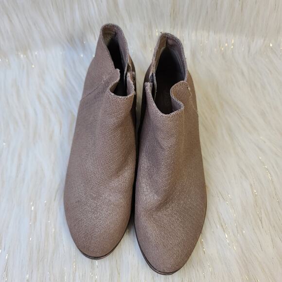 G.H. Bass & Co. Womens Nina Leather Ankle Boots Booties Light Brown Size 6 - Picture 3 of 8